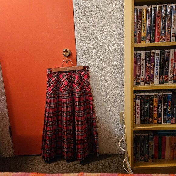 vintage histoire de femme paris midi tartan skirt - Picture 4 of 4